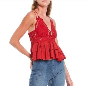 Free people red top